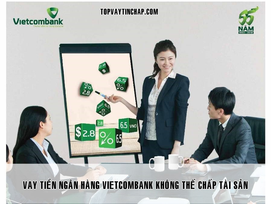 Vay tien ngan hang vietcombank khong the chap